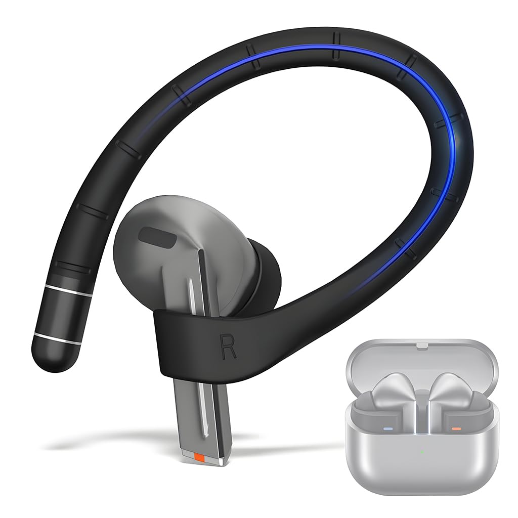 HASTHIP® ZORBES Compatible con Galaxy Buds 3 Pro/3 FE, Ganchos de Silicona Antideslizantes con Alambre de Acero Integrado para Deportes y Uso Diario