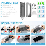 HASTHIP® Privacy Screen Protector foriPhone 15 6.1 inches Tempered Glass Easiest 2-Step Installation Auto-Alignment HD Screen Protector Kit with 2 Pieces Screen Protectors and Accessories