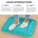 HASTHIP® Portable Foot Massage Pad for Plantar Fasciitis Relief, Reflexology Pressure Point Mat, Stress and Pain Relief, Acupressure Foot Massager for Home, Office, Travel