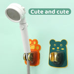HASTHIP Self Adhesive Shower Head for Bathroom and Toilet with Adjustable Wall Mount | 2Pcs Waterproof PVC ABS Holder