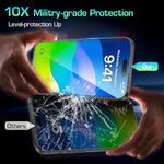 HASTHIP® Compatible with iPhone 16 2Pcs Privacy Screen Protectors HD Tempered Glass Screen Protectors Anti-scratch Screen Protectors with Screen Alignment Tool & Accessories Pack