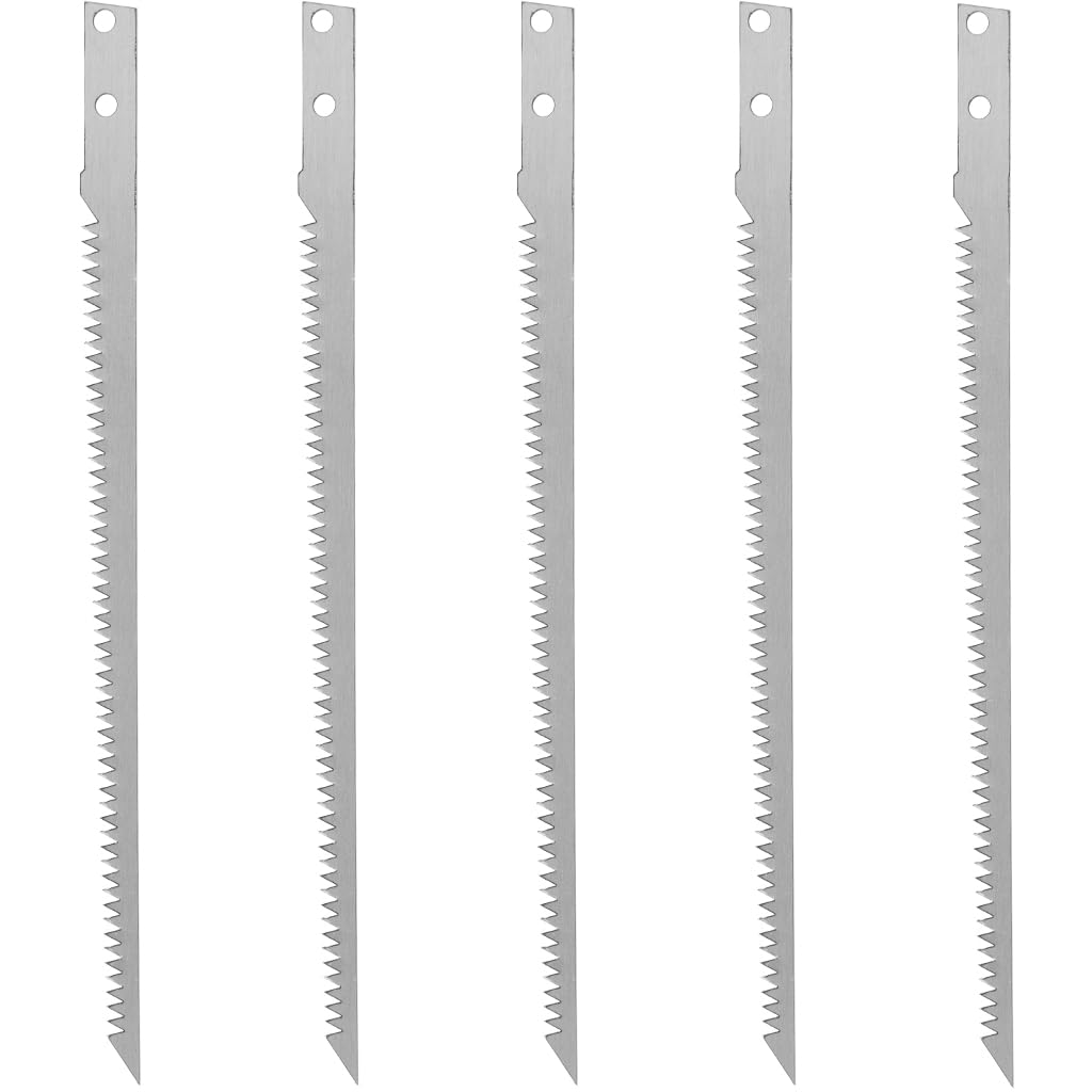 HASTHIP Hand Pruning Saws Replacement 5pcs for Gardening and Woodwork | 9in SK5 Alloy Steel Blades