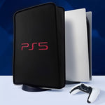 HASTHIP® Dust Cover for Sony PS5 Console,Dust Proof Cover Protective Case Anti Scratch Waterproof Case for Sony PlayStation 5 Game Console Sleeve PS5 Accessories Digital Edition&Disc Edition,Black