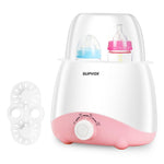 HASTHIP® Calentador de Biberones Eléctrico 6 en 1 para Bebés,Esterilizador de Botellas Rápido 8-15 Min,Mantiene Calor 24H Calentamiento Alimentos Temporizador y Temperatura Ajustable