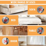 HASTHIP® Cat Scratch Furniture Protector Tape, Extra-Thick Clear Adhesive Guard for Leather & Wooden Surfaces, Couch & Sofa Shield, Claw Resistant Vinyl Sheet 45x300cm