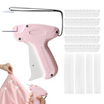 Quilt Basting Gun Quilting Pin Bed Sheet Grippers Machine Quilting Safety Tacks Gun with 220Pcs Long & Short Soft Pins Removable Quilting Safety Tacks