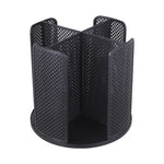 HASTHIP Cup Holder for Coffee Stations featuring 4 Compartment Rotating Organizer | Desk Use