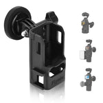 HASTHIP® Soporte Magnético para dji Osmo Pocket 3, Montaje Ajustable con Base Magnética Fuerte y Tornillo, Compatible con Pocket3, Soporte Compacto y Duradero de Aleación de Aluminio para