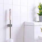 HASTHIP Mop and Broom Holders for Wall Storage featuring Pull In Roller Grip | Pack of 6