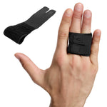 HASTHIP® Férula para Dedos Ajustable,Soporte Doble para Alivio del Dolor,Corrección de Dedo en Gatillo Protector Deportivo Jugadores de Baloncesto y Vóleibol Fracturas y Lesiones (L)
