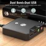HASTHIP® Desktop PC Power Switch, Computer On/Off Button with 2 USB Ports & 3.5mm Audio Jacks, 1.6M Extension Cable, ATX Power Supply Control, Push Button for Desktop Computer, Laptop Host