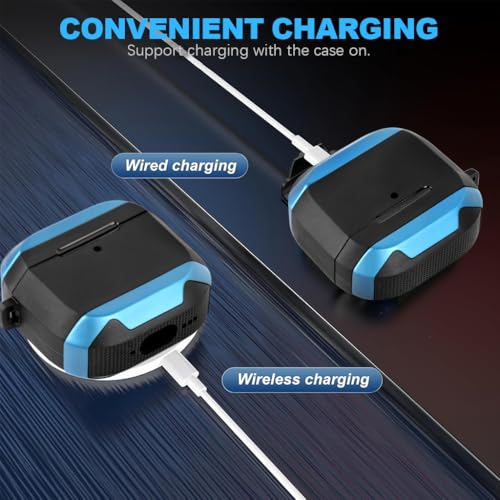 HASTHIP® for AirPods 4 Case, Compatible with Airpods 4 Earbuds Charging Case Cover, TPU Anti-Scratch Protective Earbuds Case Cover Support Wireless Charging Travel