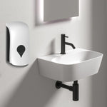 HASTHIP Soap Dispenser for Bathroom and Kitchen with 1000ml Removable Bottle & Semi Clear Window