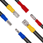 HASTHIP Wire Connector Jointer Set for Automotive and Electrical Use with 280 pcs | Tinned Brass and PVC Insulated Terminals