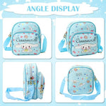 HASTHIP® Cinnamoroll Crossbody Bag for Girls Kawaii Cinnamoroll Shoulder Bag Small PU Sling Bag with Removable Shoulder Strap Crossbody Bag Christmas Gift for Girls Birdthday Gift, 18x10x20cm
