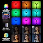 HASTHIP® 2025 New Cool RGB Camera Light, 360° Full Color Small LED