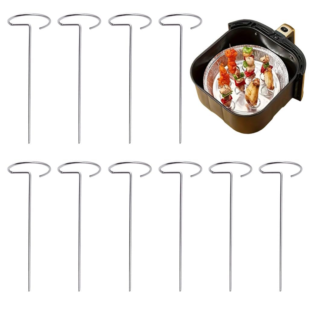 HASTHIP® 10-Piece Skewers for Air Fryers