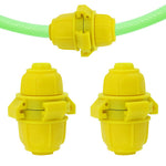 HASTHIP Garden Hose Connectors for 3/4 inch to 1/2 inch Hoses with Watertight Seal | Pack of 2