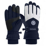 HASTHIP® Guantes de Invierno para Mujer Impermeables y Cálidos con Pantalla Táctil, Antideslizantes, a Prueba de Viento, Ideales para Ciclismo, Esquí y Actividades al Aire Libre