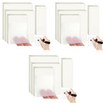 HASTHIP Transparent Sticky Notes for Books featuring 4 Sizes and 400 Self-Adhesive Sheets