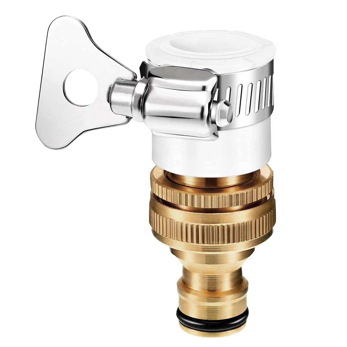 2 in 1 Tap Connector Set - Universal Brass Adapter– Hasthip