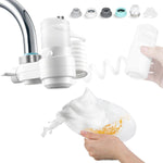 HASTHIP Kitchen Sink Faucet with 360° Flexible Dual Sprayer and Refillable Soap Dispenser | One Button Auto Mixing Design for Easy Cleaning