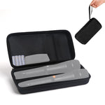 HASTHIP® Microphone Storage Organizer Case Bag, Microphone Bag for 2 Wireless Microphones,EVA Hard Anti-scratch Wireless Mic Zip-up Bag with Built in Mesh Pocket