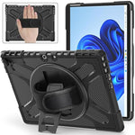HASTHIP® Zeitel Surface Pro 11/10/9 Case 13 Inch, Slim Protective Stand Cover with Adjustable Hand Strap, Hard PC & Soft TPU, Compatible with Keyboard, Drop Protection, Adjustable Grip Handle, for