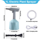 HASTHIP 1L Electric Watering Can with Gimbaled Nozzle
