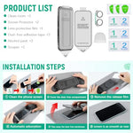 HASTHIP® Privacy Screen Protector for iPhone 16Tempered Glass Easiest 2-Step Installation Auto-Alignment HD Screen Protector Kit with 2 Pieces Screen Protectors and Accessories