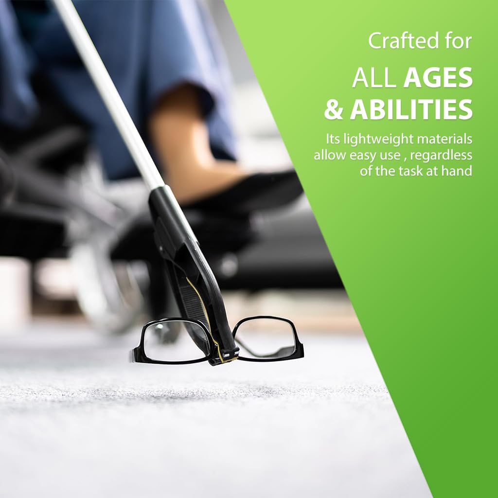 HASTHIP Grabber Reacher Tool for Easy Pickup with 75cm Long Arm and Magnetic Tip | Aluminum Construction