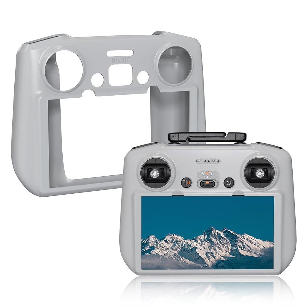 HASTHIP® Funda de Silicona para Control Remoto dji Air 3 RC 2 y Mini 4 Pro,Cubierta Protectora Antideslizante,Resistente a Golpes y Polvo Fácil de Instalar Quitar para Controlador Air