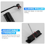 HASTHIP Door Closer for Home and Office with Adjustable Spring Hinge 3pcs Black Set | Zinc Alloy Quiet Closing