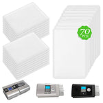 HASTHIP CPAP Machine Filters for ResMed AirSense10 AirCurve10 S9 featuring 70 cotton pieces | clean air protection