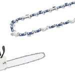 HASTHIP Chainsaw Replacement Chain for 18in Gas Saws with 62 Drive Links and Low Kickback Design