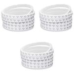HASTHIP Door Sealing Strip for Soundproof and Dustproof Protection with Strong Adhesive 10 m White 3 PCS