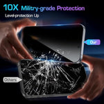 HASTHIP® 2pcs HD Privacy Screen Protector for i Phone 16 Pro Max 6.9'' HD Tempered Glass Screen Protector with Installation Assistant Anti-glare Screen Protector for i Phone 16 Pro Max