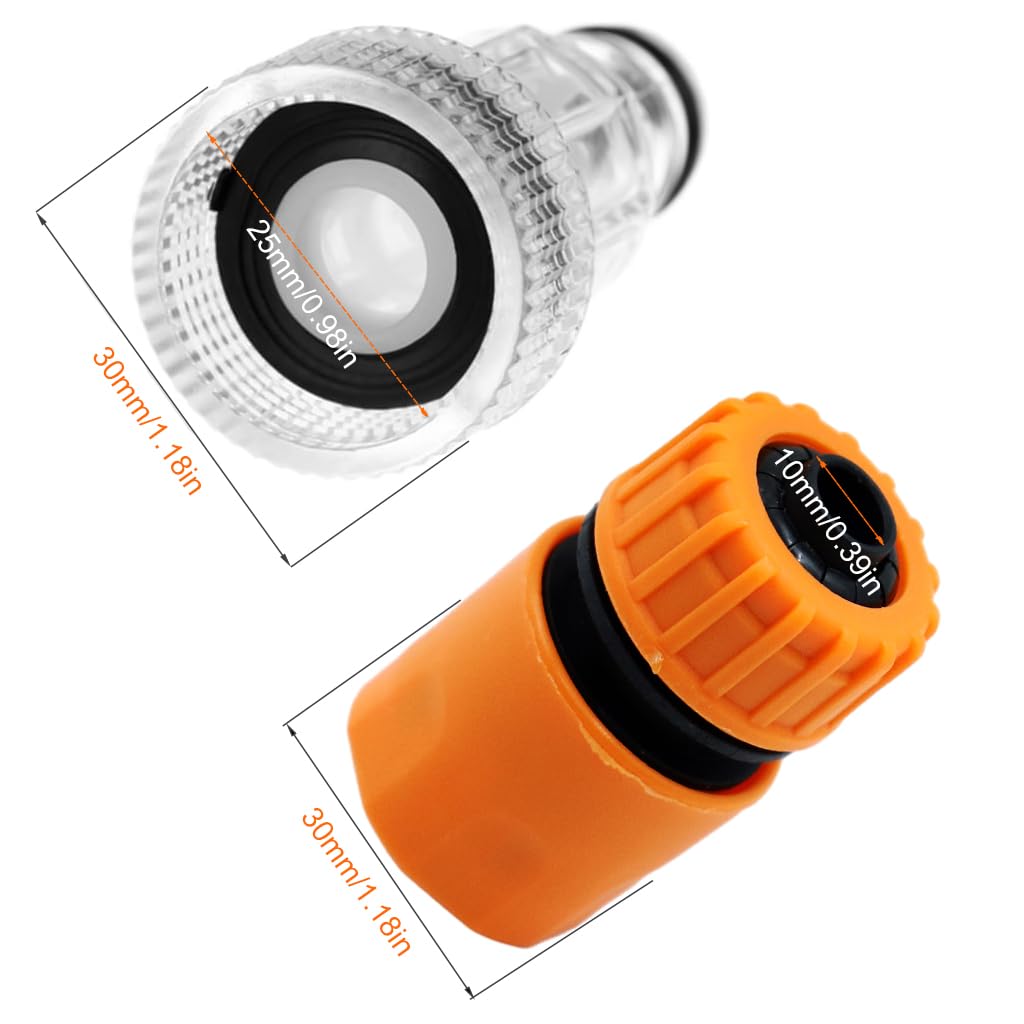 HASTHIP Quick Connector for Pressure Washer with 3/4 in Water Filter | Fits Bosch and JPT