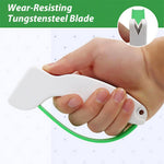HASTHIP Gardening Sharpener for Pruning Shears and Scissors with Tungsten Carbide Blades | Portable Ergonomic Tool for Easy Sharpening