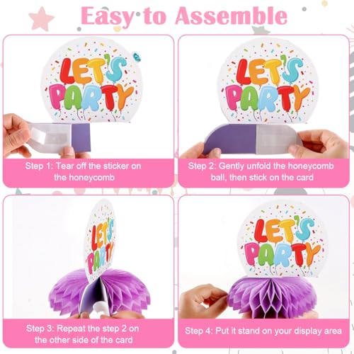HASTHIP® 9Pcs Birthday Party Supplies for Table Setting Decor