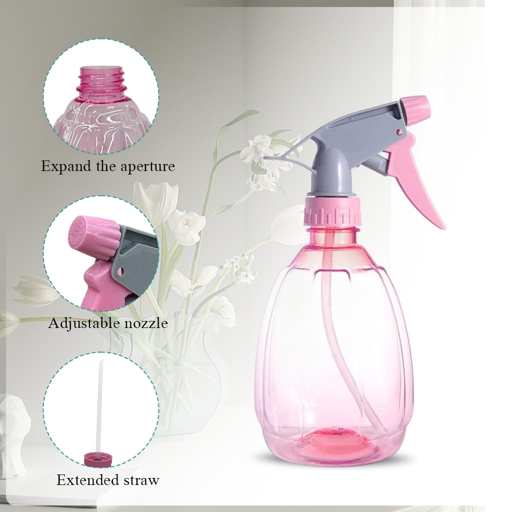 HASTHIP Spray Pump Bottles for Gardening and Cleaning with 500ml Capacity featuring Rotatable Nozzle | Dual Stream and Mist Modes