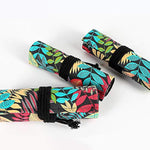 HASTHIP® 72 Slot Canvas Pencil Wrap Case Combo, Roll Up Maple & Fallen Leaves Print Pouches for Artists, Journaling, Sketching, DIY, Scrapbooking, Planners, Crafts, Students, Multicolor