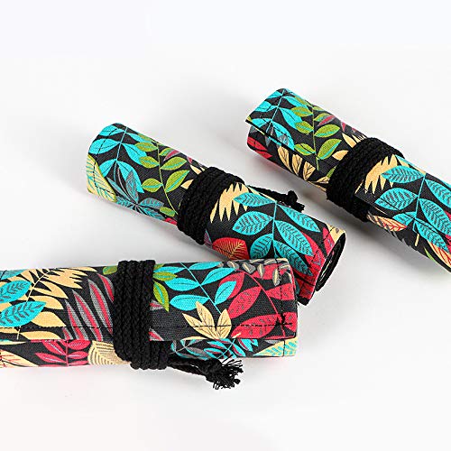 HASTHIP Pencil Wrap Case for Artists with 72 Slots and Separate Sleeves | Canvas Roll Up