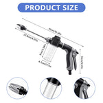 HASTHIP® Pressure Water Gun for Car Washing, 3 Spray ModesHigh-Pressure Fan Spray Gun with Built-in Foam Bottle, Adjustable Nozzle Foam Sprayer for Vehicle Cleaning, Garden Watering