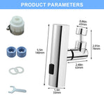 HASTHIP Tap Extender for Kitchen Sink with 22mm Female Thread featuring 360° Swivel | 3 Spray Modes and ABS Metal Connector