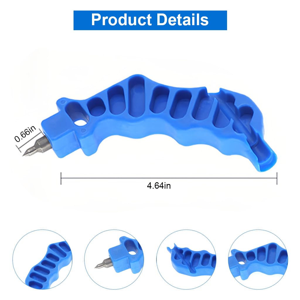 HASTHIP PE Pipe Punching Tool for Drip Irrigation with 4mm Alloy Tip & Ergonomic Handle | Gardening and Agricultural Use