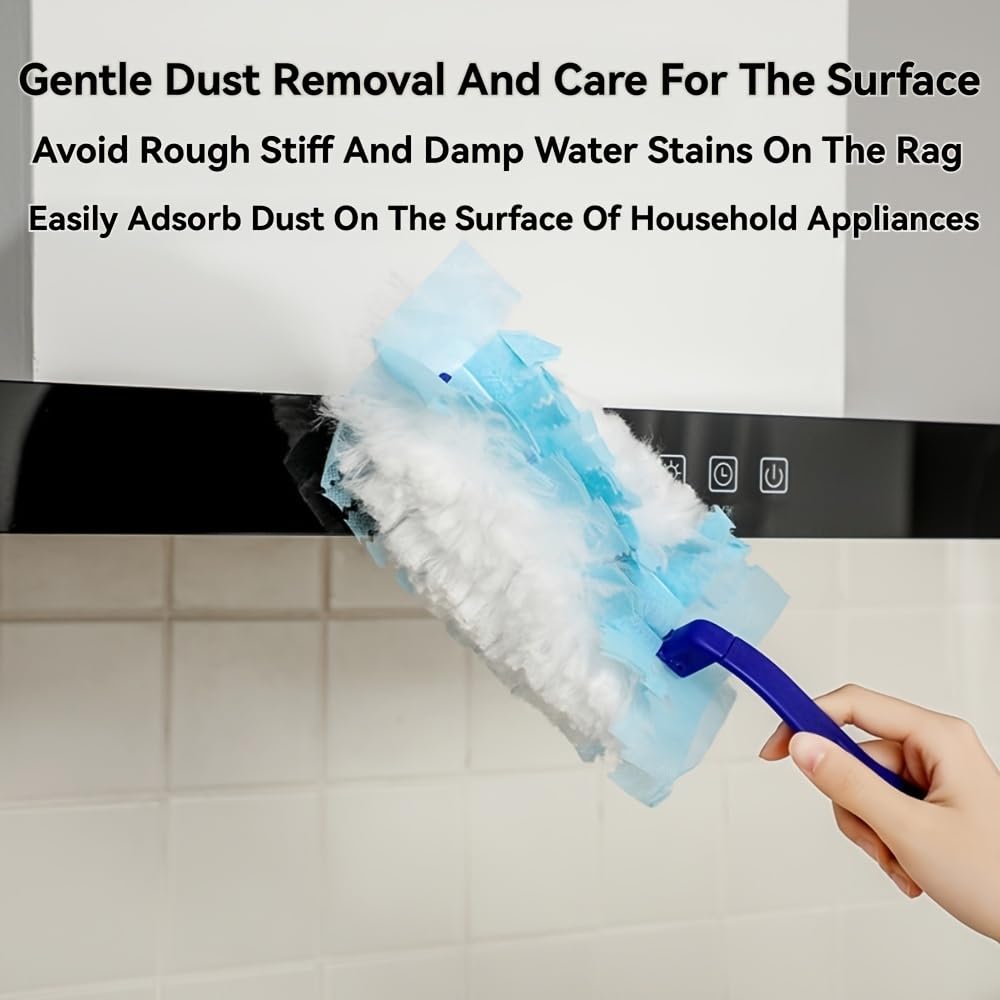 HASTHIP Static Duster for Home and Office with 30 Pcs Refills | Compact Reusable Cleaner