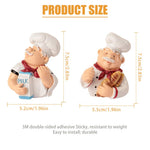 HASTHIP Decorative Power Plug Holder for Kitchen Use with 2 Ceramic Hooks | Wall Organizer