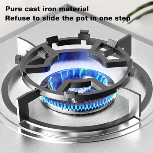 HASTHIP® Cast Iron Wok Ring for Gas Stove, Universal Durable Metal Kitchen Burner Stand, Gas Burner Accessories