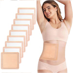 HASTHIP® 10Pcs Castor Oil Patches Anti Leakage, No Wash (Oil Not Included)